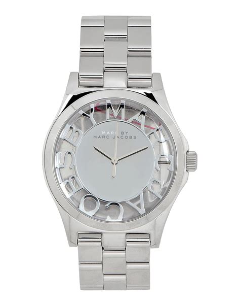 marc jacobs silver watch